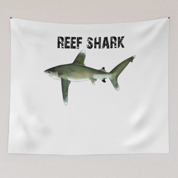 Item preview, Reef Shark - Reef Shark Shirt - Reef Shark Painting - Shark Gift - Marine Biologist Gift designed and sold by Galvanized.