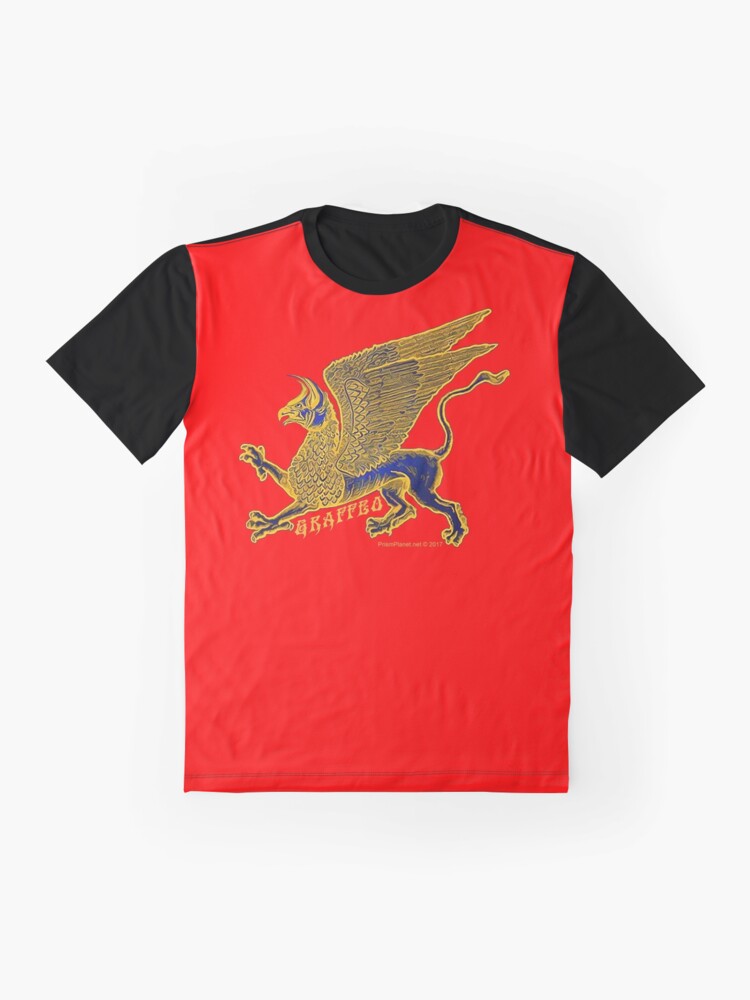 Alternate view of Gold Griffin Graphic T-Shirt