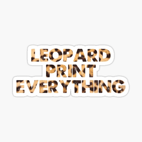 Vista previa del artículo con la obra «Estampado de leopardo todo», diseñado y vendido por MissPear.