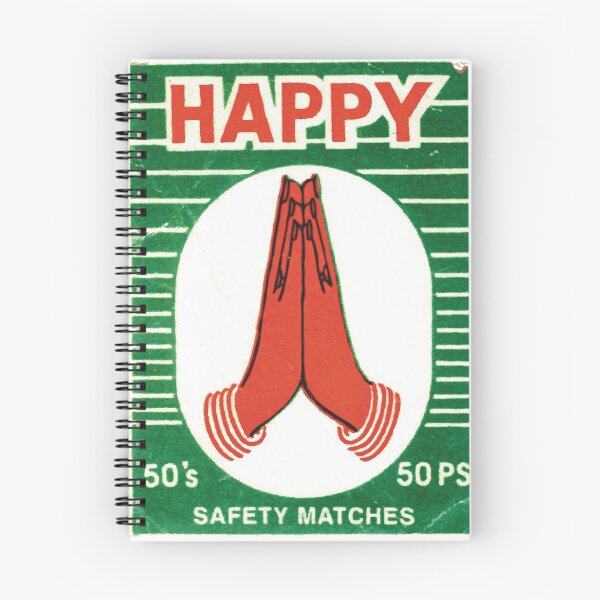 Item preview, happy vintage matchbox label designed and sold by jonnychiba.