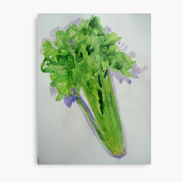 Celery Metal Print