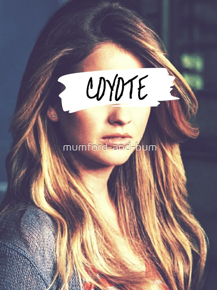 "Malia Hale Coyote" iPhone Case for Sale by mumfordandbum Redbubble