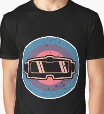 Virtual Reality HMD Interactive Game VR Headset Graphic T-Shirt