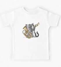 Brass Cats Kids Tee
