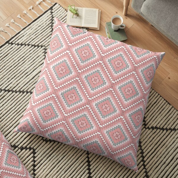 traditional embroidery Floor Pillow