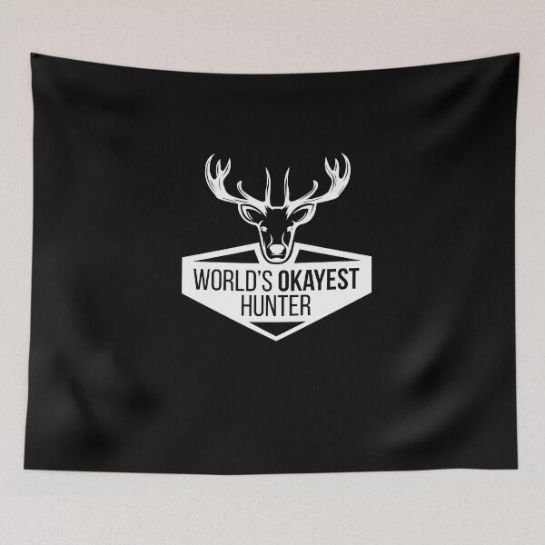 Item preview, World´s Okayest Hunter hunting  designed and sold by MooonTees.