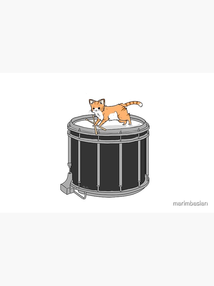 Drum cat by marimbasian