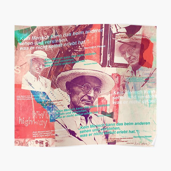Zitat Hermann Hesse Poster