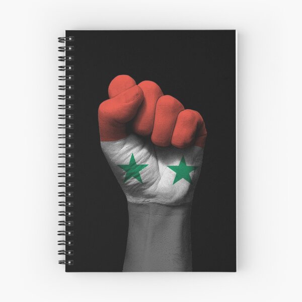 Item preview, Flag of Syria on a Raised Clenched Fist  designed and sold by JeffBartels.