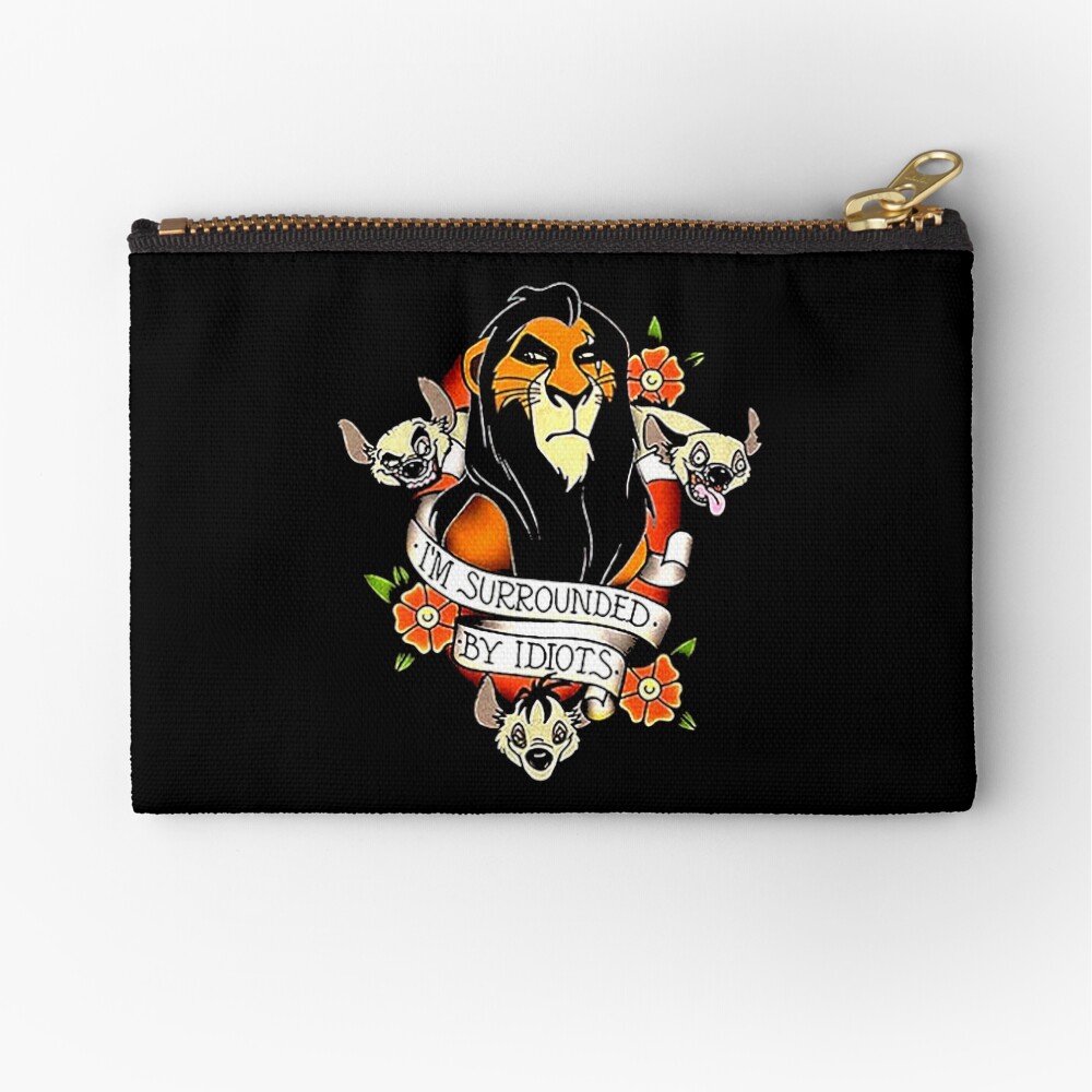King Scar Surrounded Zipper Pouch