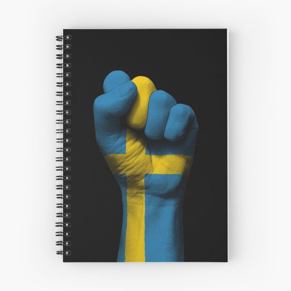 Item preview, Flag of Sweden on a Raised Clenched Fist  designed and sold by JeffBartels.