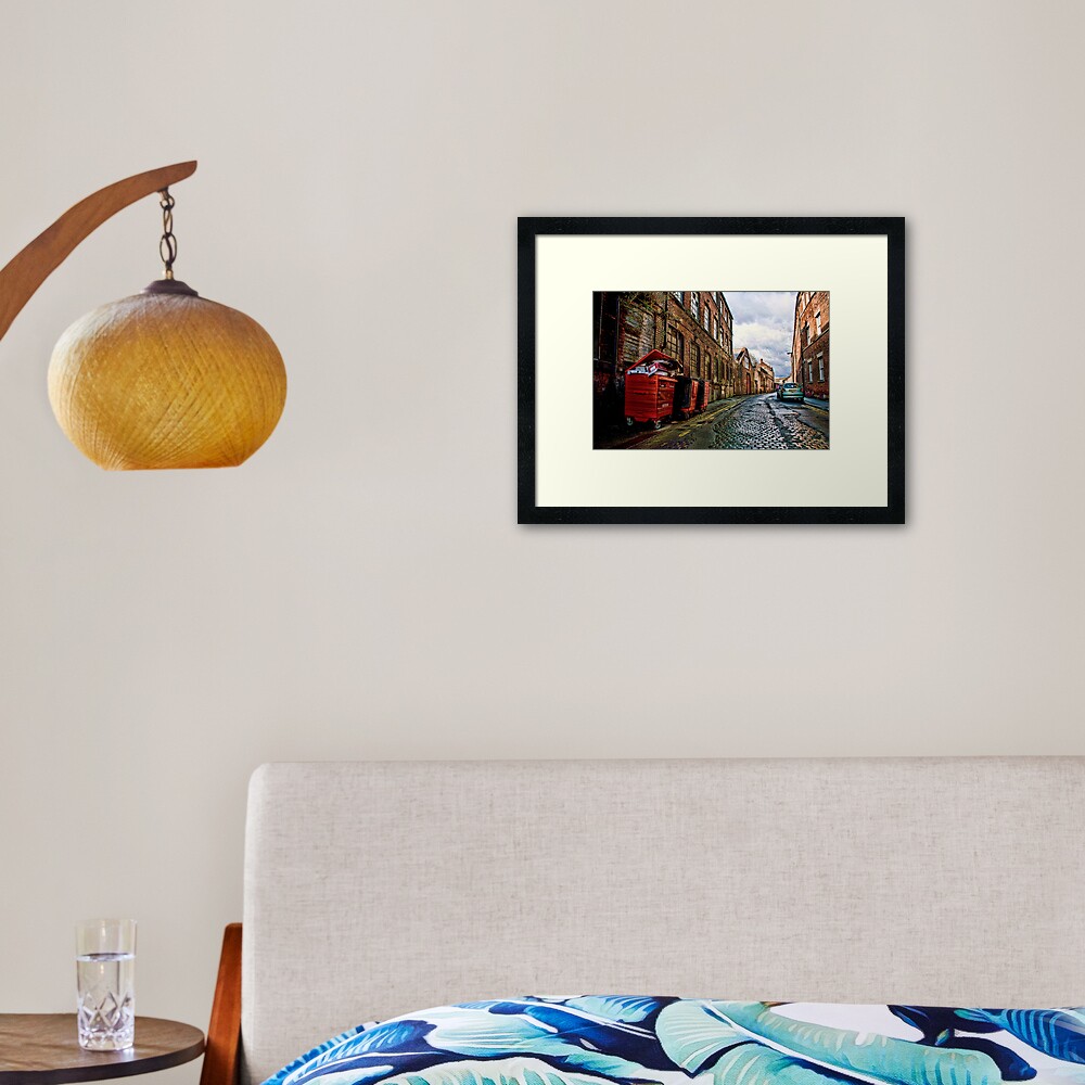 Back Street, Kelham Island, Sheffield Framed Art Print