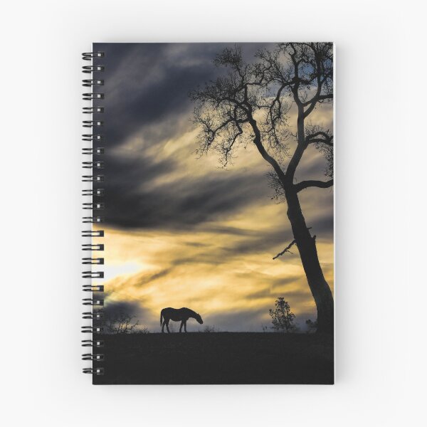 Item preview, Serene and Surreal Horse With Stormy Skies and Oak Tree designed and sold by Stephanie Laird.