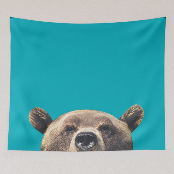 Item preview, Bear Hidden Animal Blue designed and sold by La Chic.