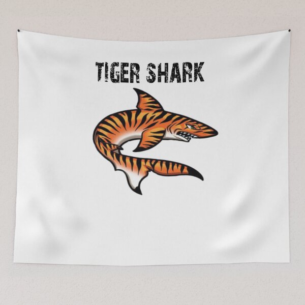 Artikelvorschau, Tiger Shark - Tiger Shark Shirt - Tiger Shark Painting - Hai-Geschenk - Meeresbiologe Geschenk entworfen und verkauft von Galvanized.