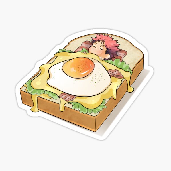 Egg Stickers Redbubble - fish egg toast roblox