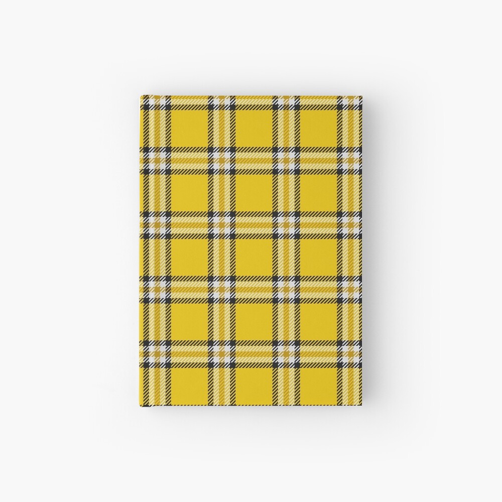 Cher's Tartan Dress from Clueless, variation 2 Hardcover Journal