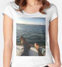 Boating Women's Fitted Scoop T-Shirt