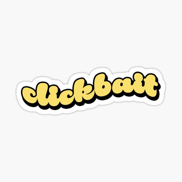 Youtuber Clickbait Stickers | Redbubble