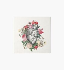 Roses for her Heart Art Board Print