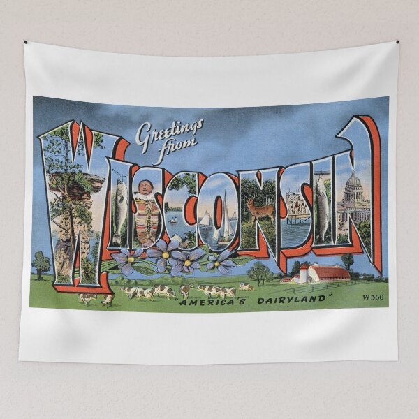Item preview, Greetings From Wisconsin designed and sold by Shayli Kipnis.