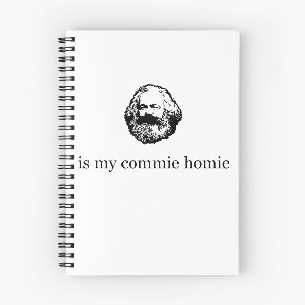 Item preview, Marx is my commie homie designed and sold by DynMerch.