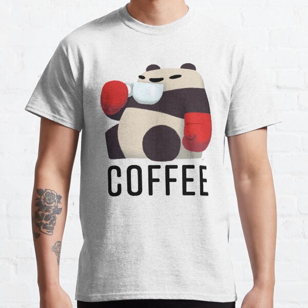 Panda Enjoying Cup of Joe Classic T-Shirt