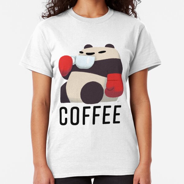 Panda Enjoying Cup of Joe Classic T-Shirt
