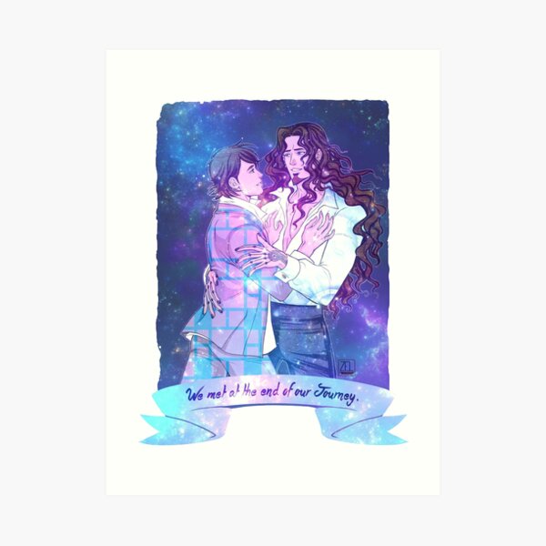 We met at the end of our Journey Art Print