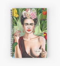 Frida con amigos Spiral Notebook