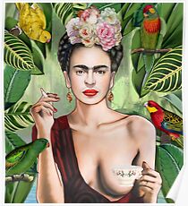 Póster Amigos Con Frida