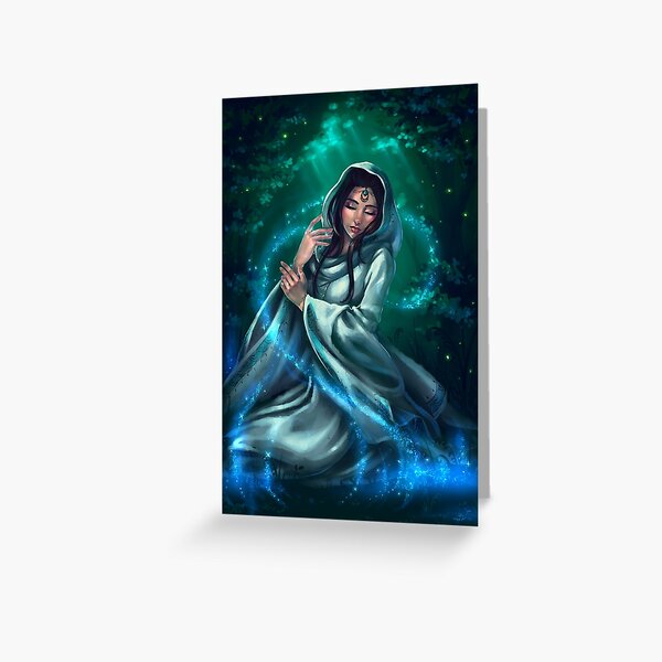 Priestess of Light Greeting Card