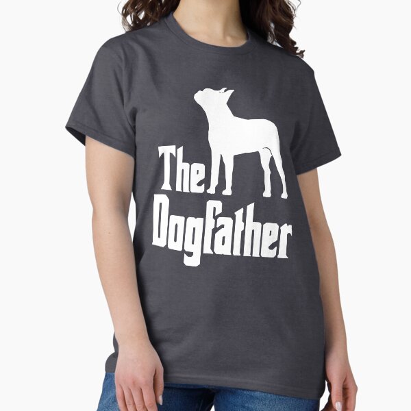 Item preview, The Dogfather Boston Terrier Dog funny gift idea designed and sold by HEJAshirts.