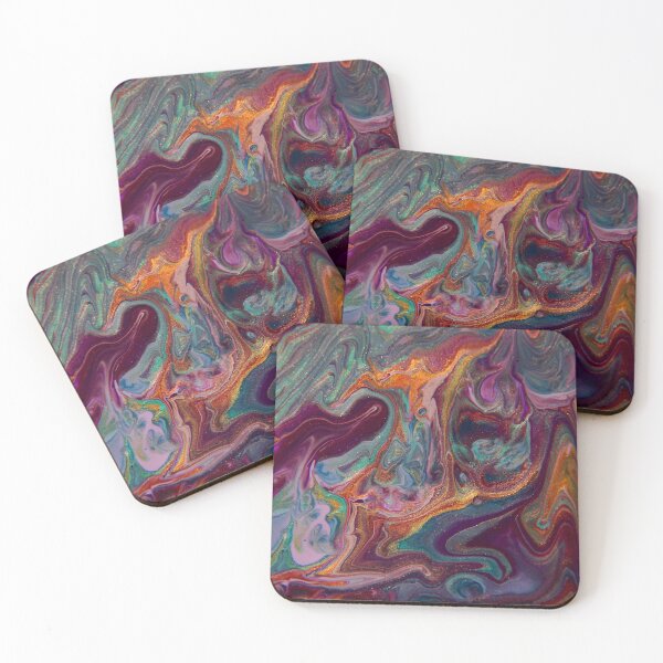 Item preview, Gypsy Dance - Abstract Acrylic Artwork by Fluid Nature designed and sold by vmajzlik.