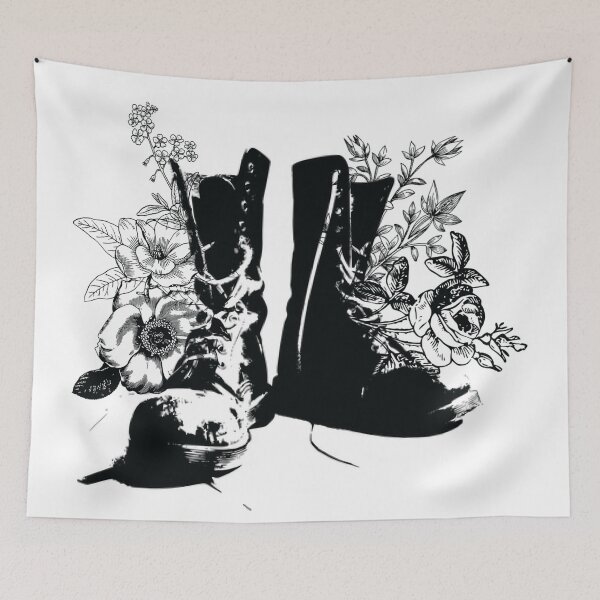 Item preview, Floral Boots designed and sold by SunnyLemonader.