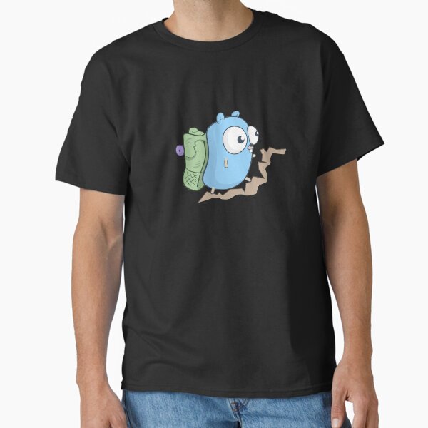 Item preview, The Go Gopher: Hiking (Black) designed and sold by hellkni9ht.