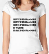 I Love Programming Women's Fitted Scoop T-Shirt