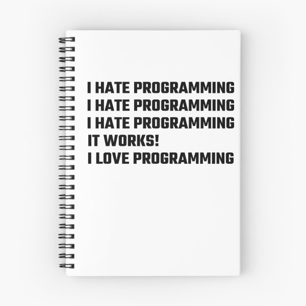Aperçu de l'œuvre J'adore la programmation créée et vendue par evahhamilton.