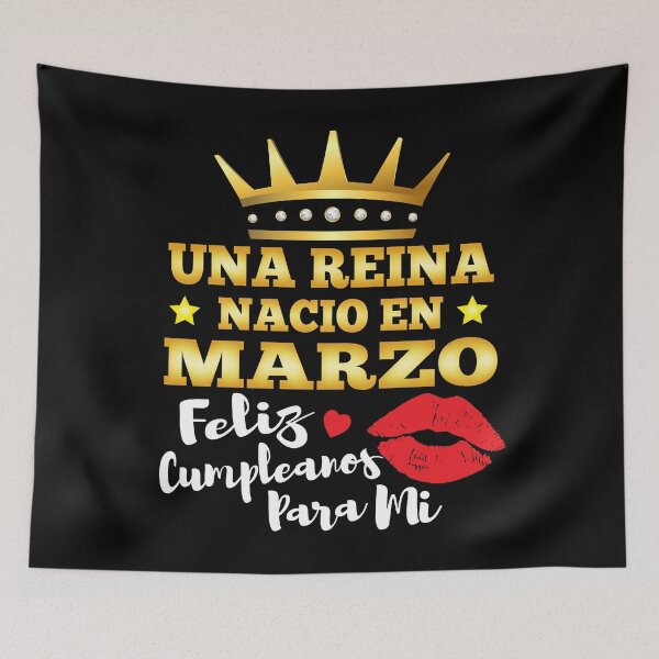Item preview, Una Reina Nacio En Marzo Regalo Cumpleanos March Queen Birthday Gift designed and sold by NUMAcreations.