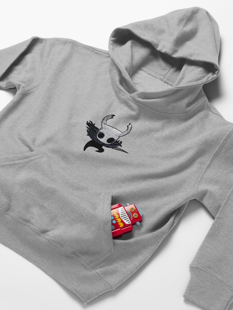 Alternate view of Hollow Knight Mixed Media Kids Pullover Hoodie