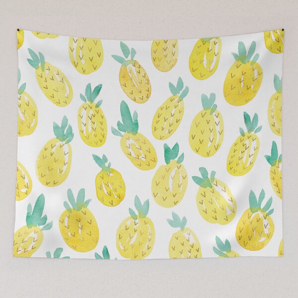 Item preview, Watercolour Pineapples  designed and sold by RebeccaFlaherty.
