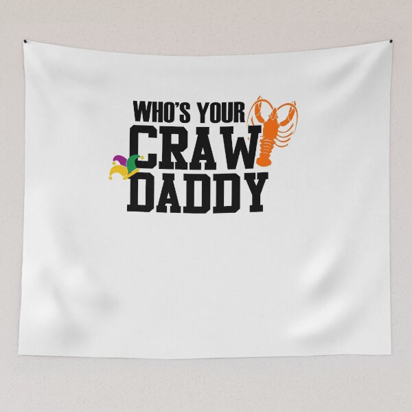 Item preview, Whos your Crawdaddy Crawfish Mardi Gras Funny Party designed and sold by hadleydesigns.