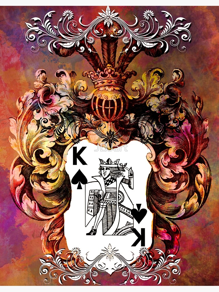 Poker King Spades colored by JBJart