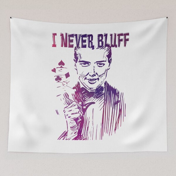 Item preview, Poker - I never bluff - purple designed and sold by JBJart.