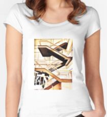 Stairway to Heaven...or Something Similar Fitted Scoop T-Shirt
