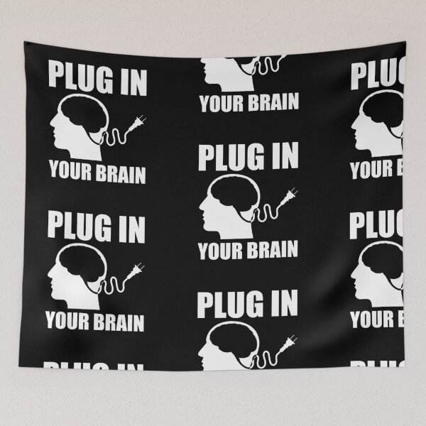 Item preview, PLUG IN YOUR BRAIN! GIFT IDEA designed and sold by JamesandLuis.