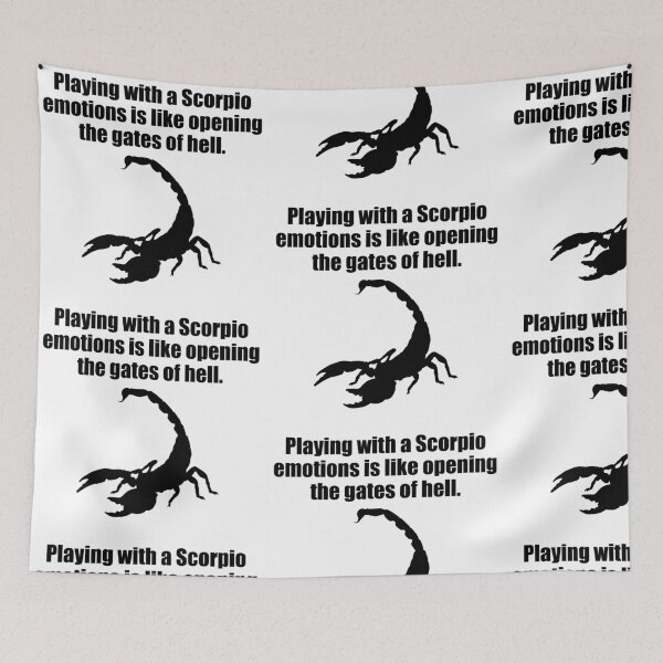 Item preview, DON'T PLAY WITH THE EMOTIONS OF A SCORPION! GIFT designed and sold by JamesandLuis.