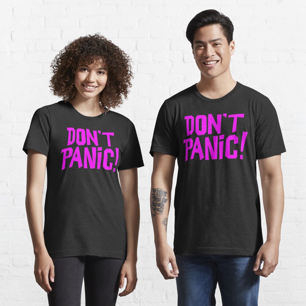 NDVH Don't Panic - Magenta 1 H2G2 Essential T-Shirt