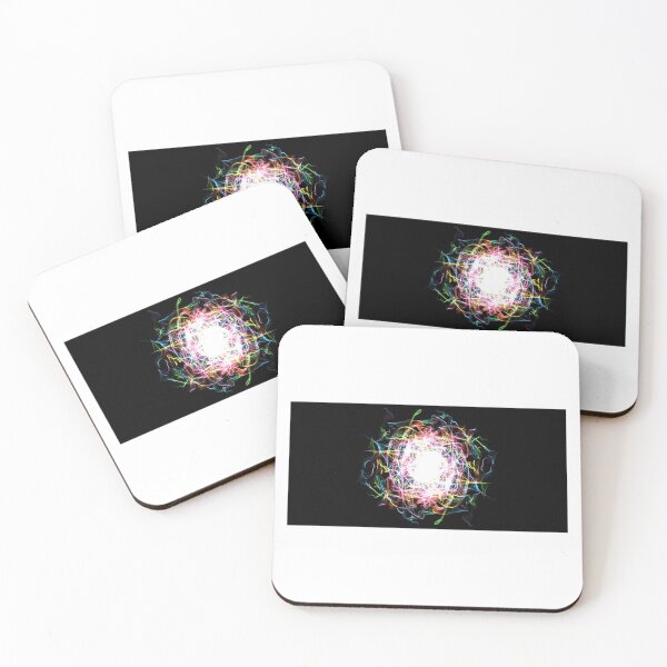 Item preview, A sophisticated, elegant pattern with white dotted lines on a black background. designed and sold by innerspectrum.