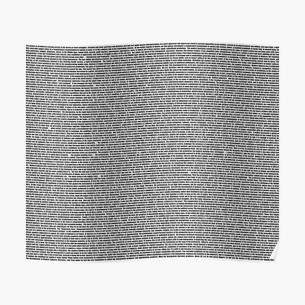 Le Manifeste Communiste Poster